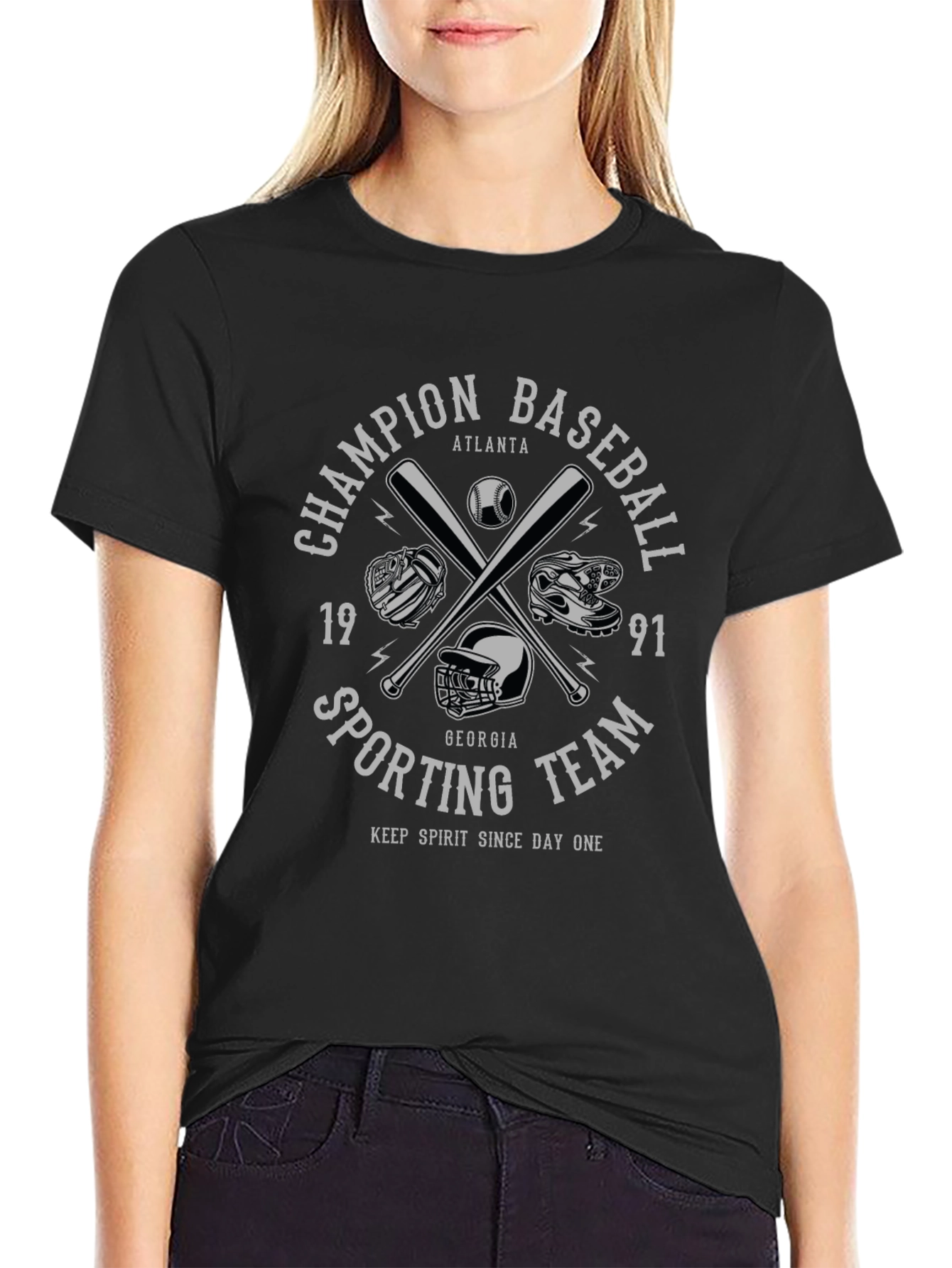 Champion Baseball Team T-Shirt