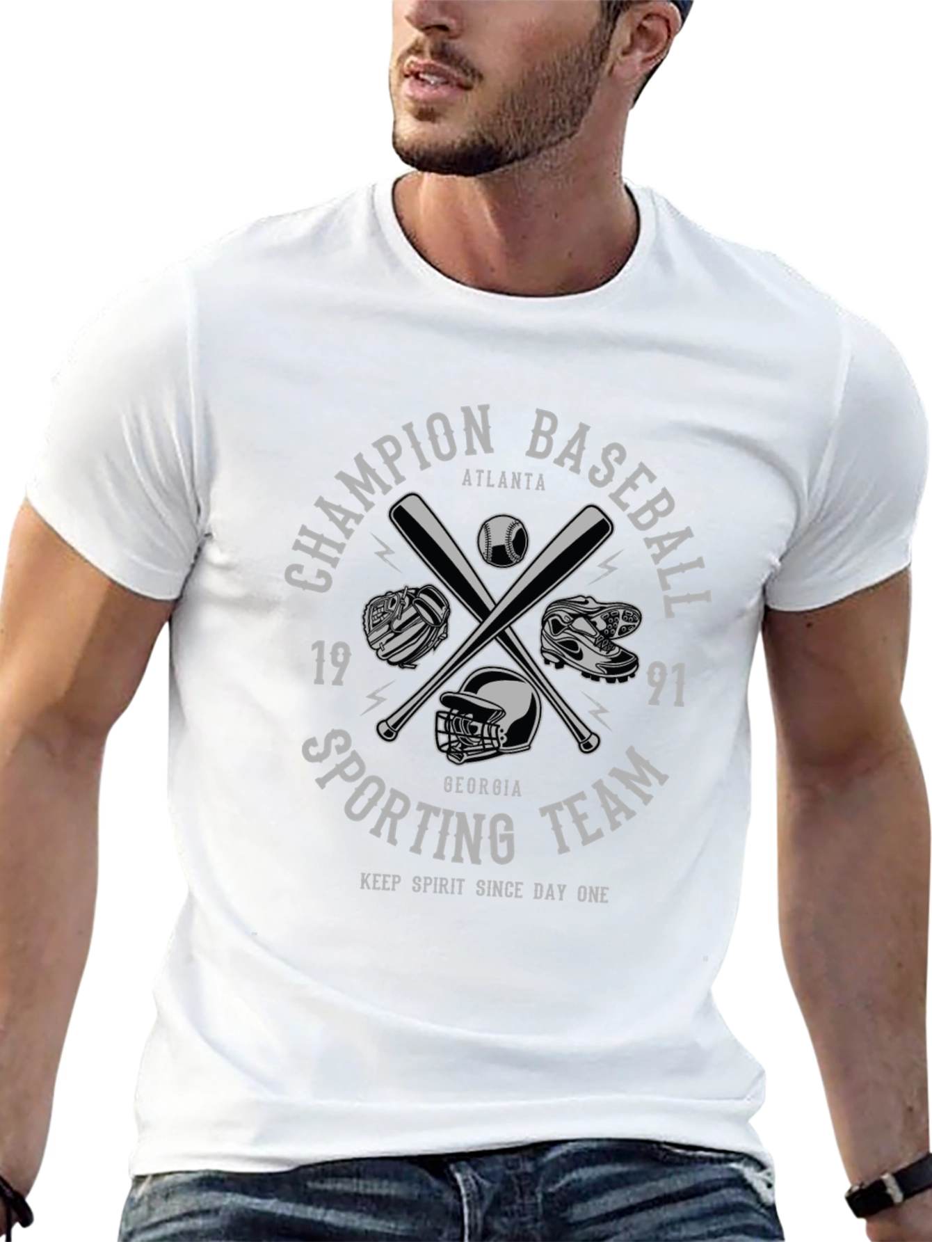 Champion Baseball Team T-Shirt