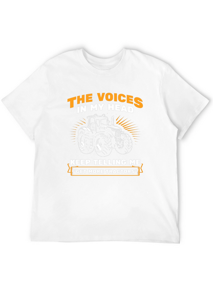 Voices in My Head Tractor T-Shirt