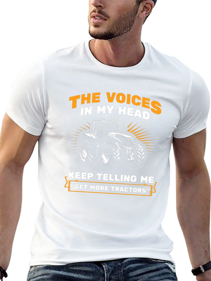 Voices in My Head Tractor T-Shirt
