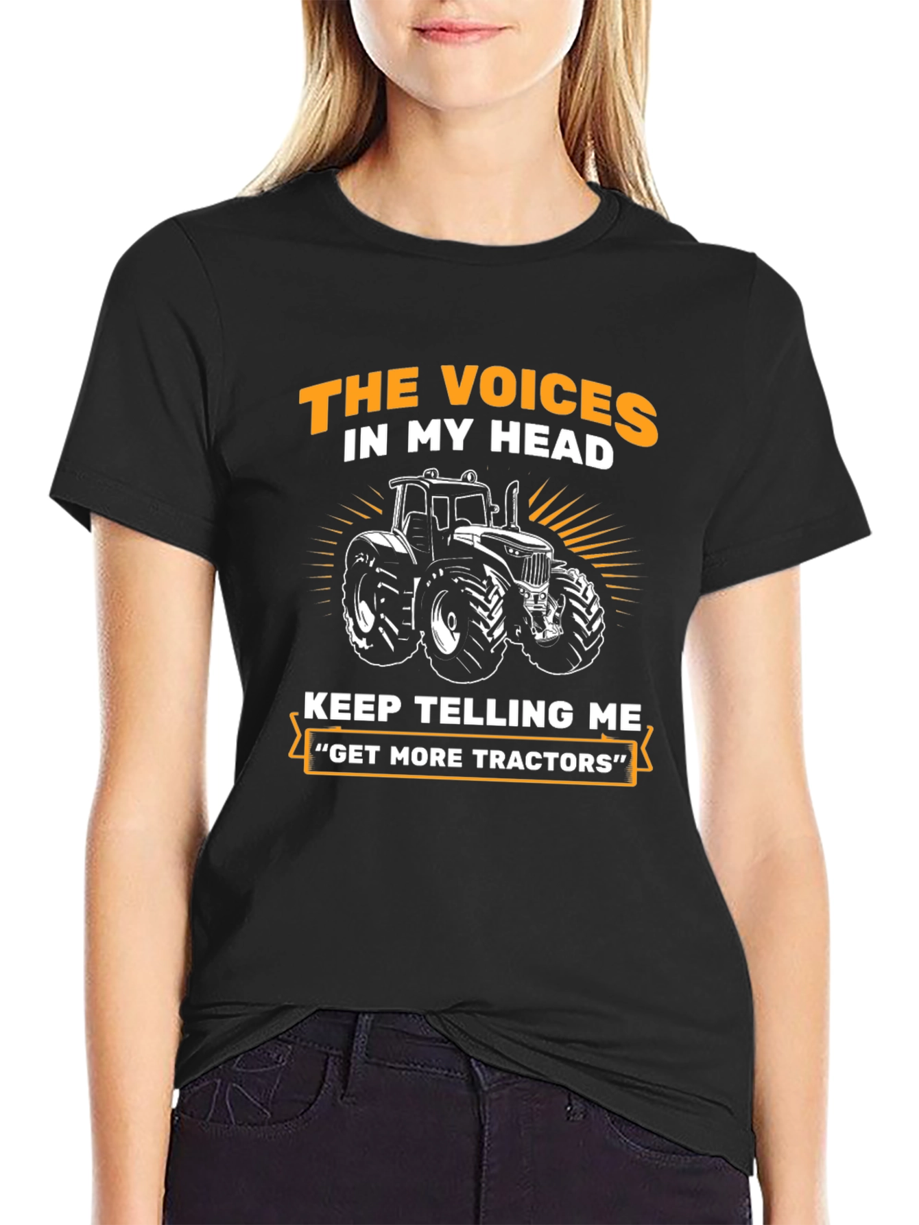 Voices in My Head Tractor T-Shirt