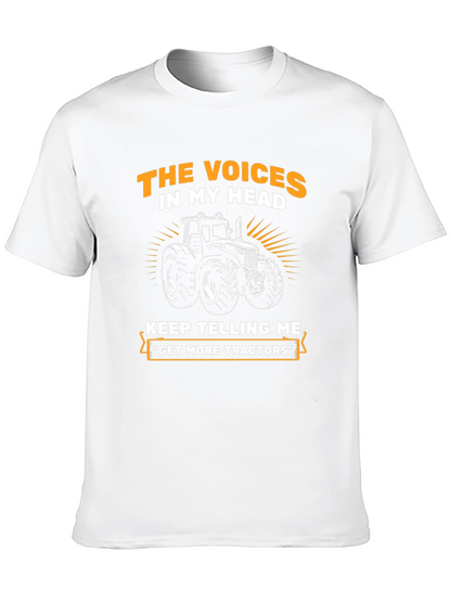 Voices in My Head Tractor T-Shirt