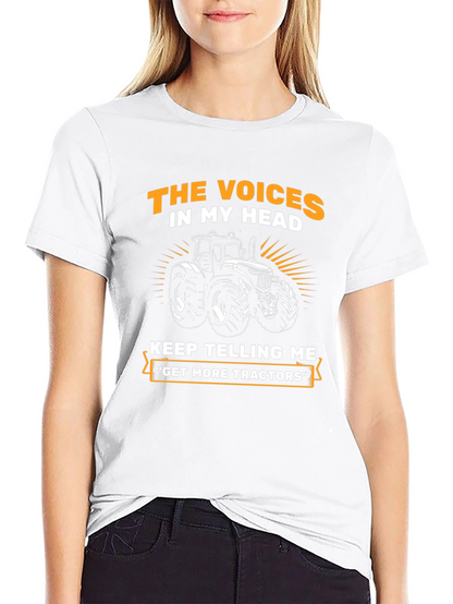 Voices in My Head Tractor T-Shirt