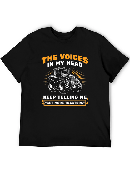 Voices in My Head Tractor T-Shirt