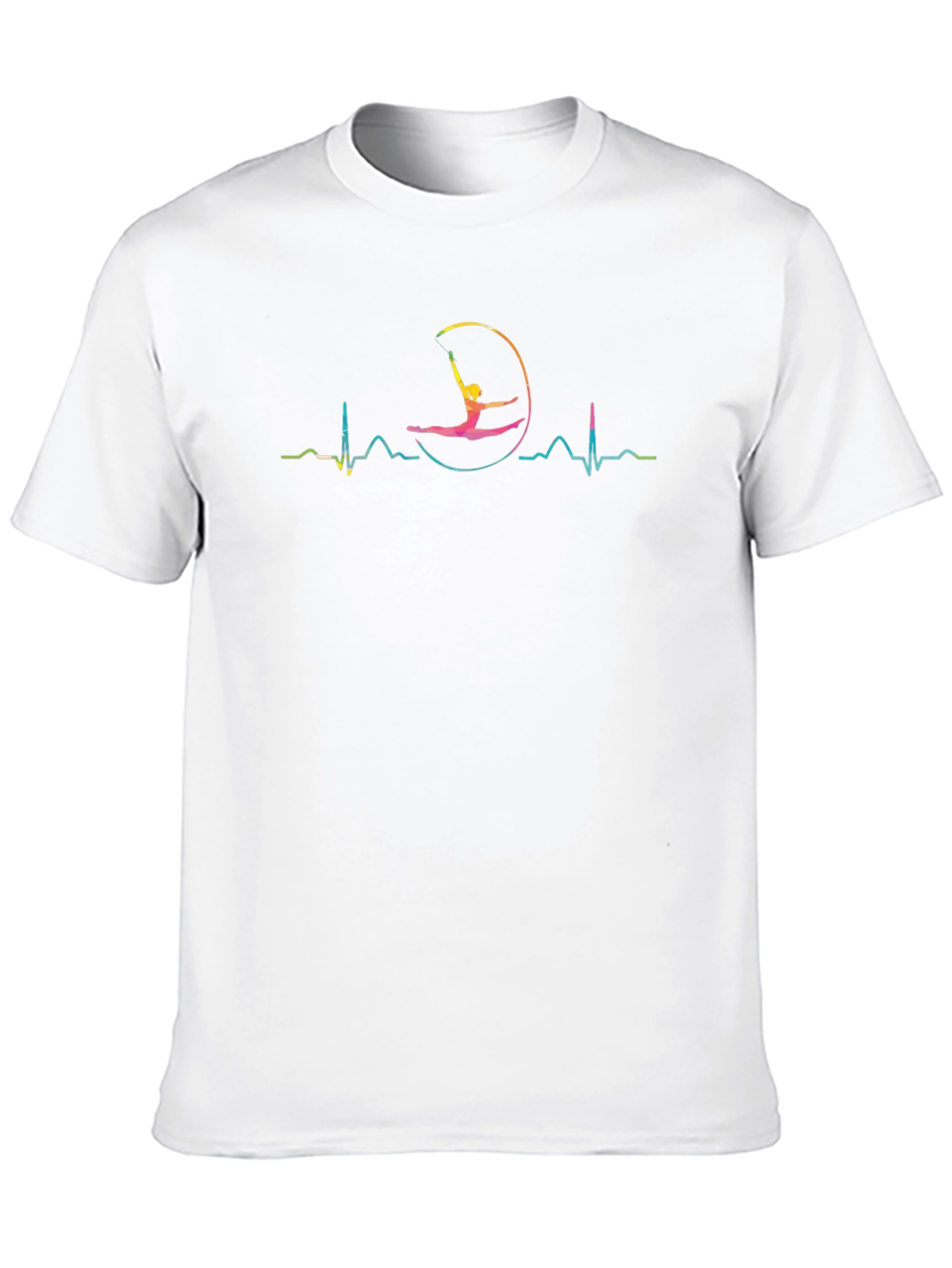 Gymnast Heartbeat T-Shirt - Rhythmic Gymnastics Tee