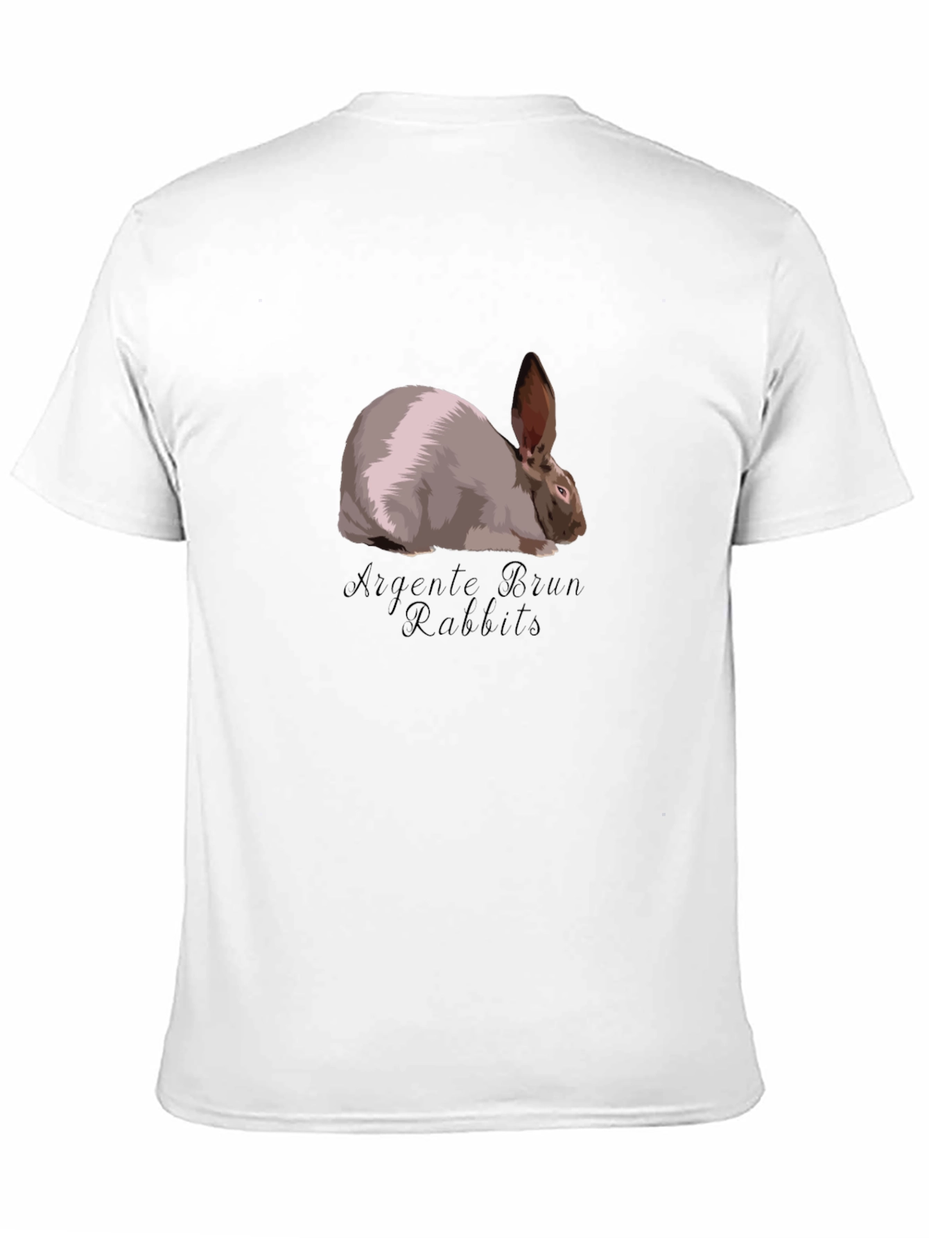 Argenté Brun Rabbits Graphic T-Shirt