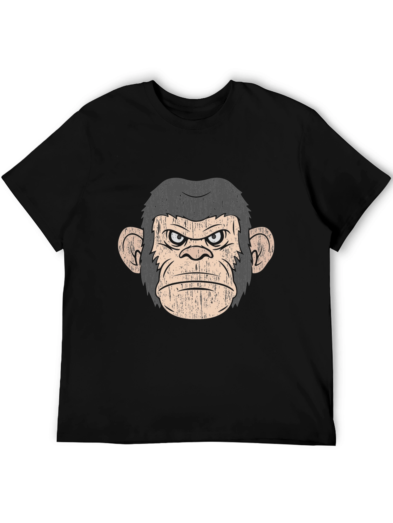 Grumpy Ape Graphic Tee - Mens Black T-Shirt