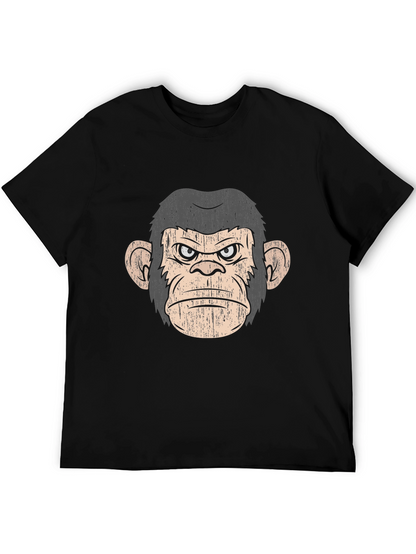 Grumpy Ape Graphic Tee - Mens Black T-Shirt