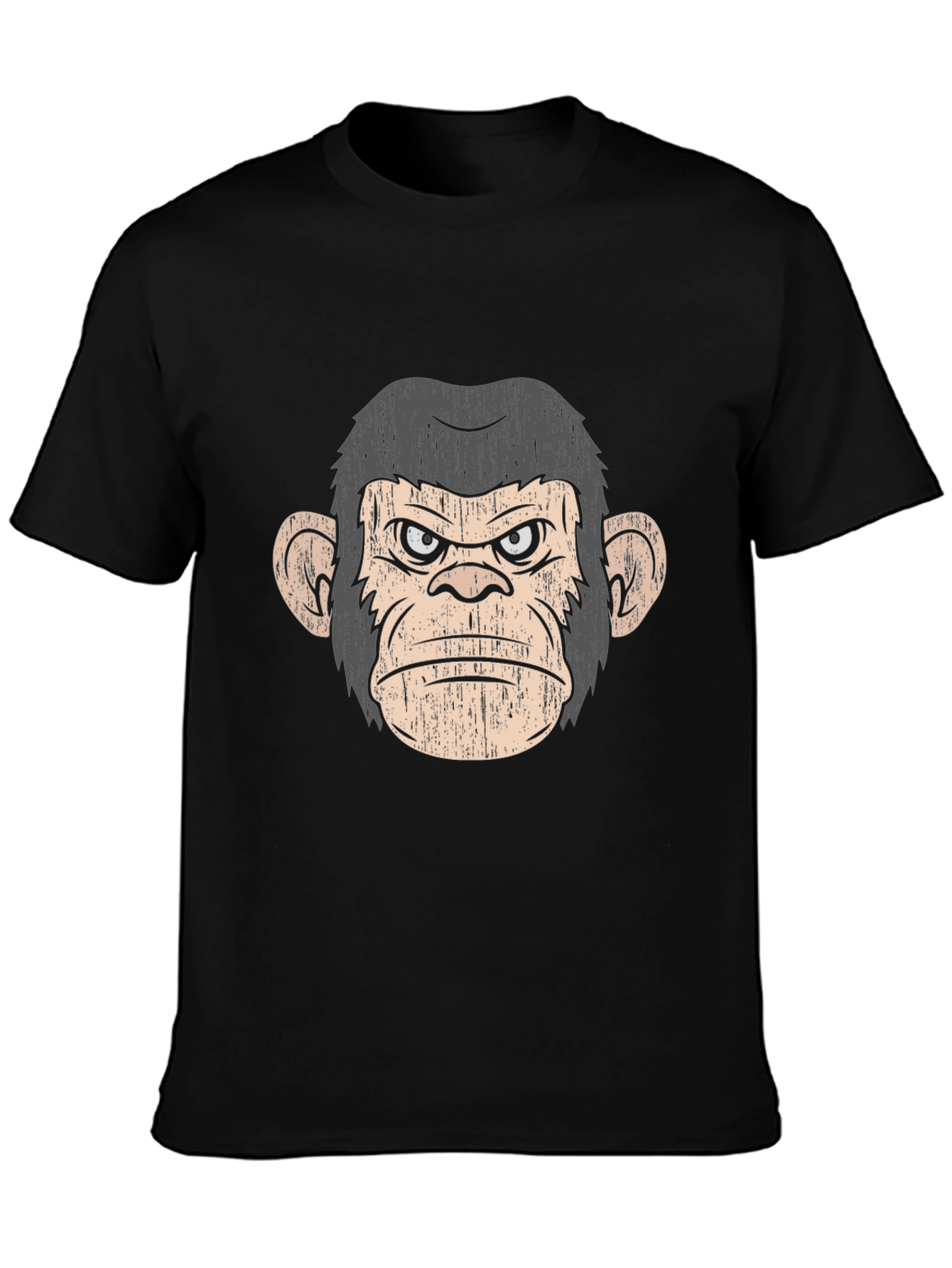 Grumpy Ape Graphic Tee - Mens Black T-Shirt