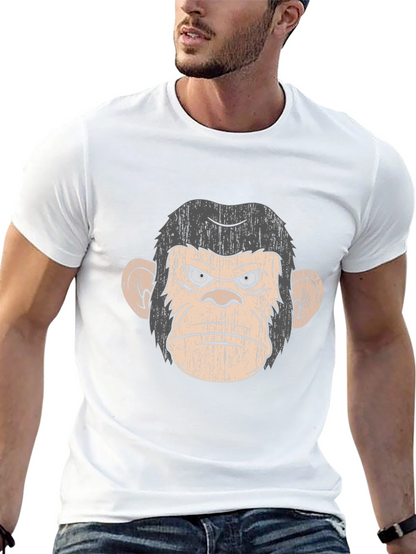 Grumpy Ape Graphic Tee - Mens Black T-Shirt