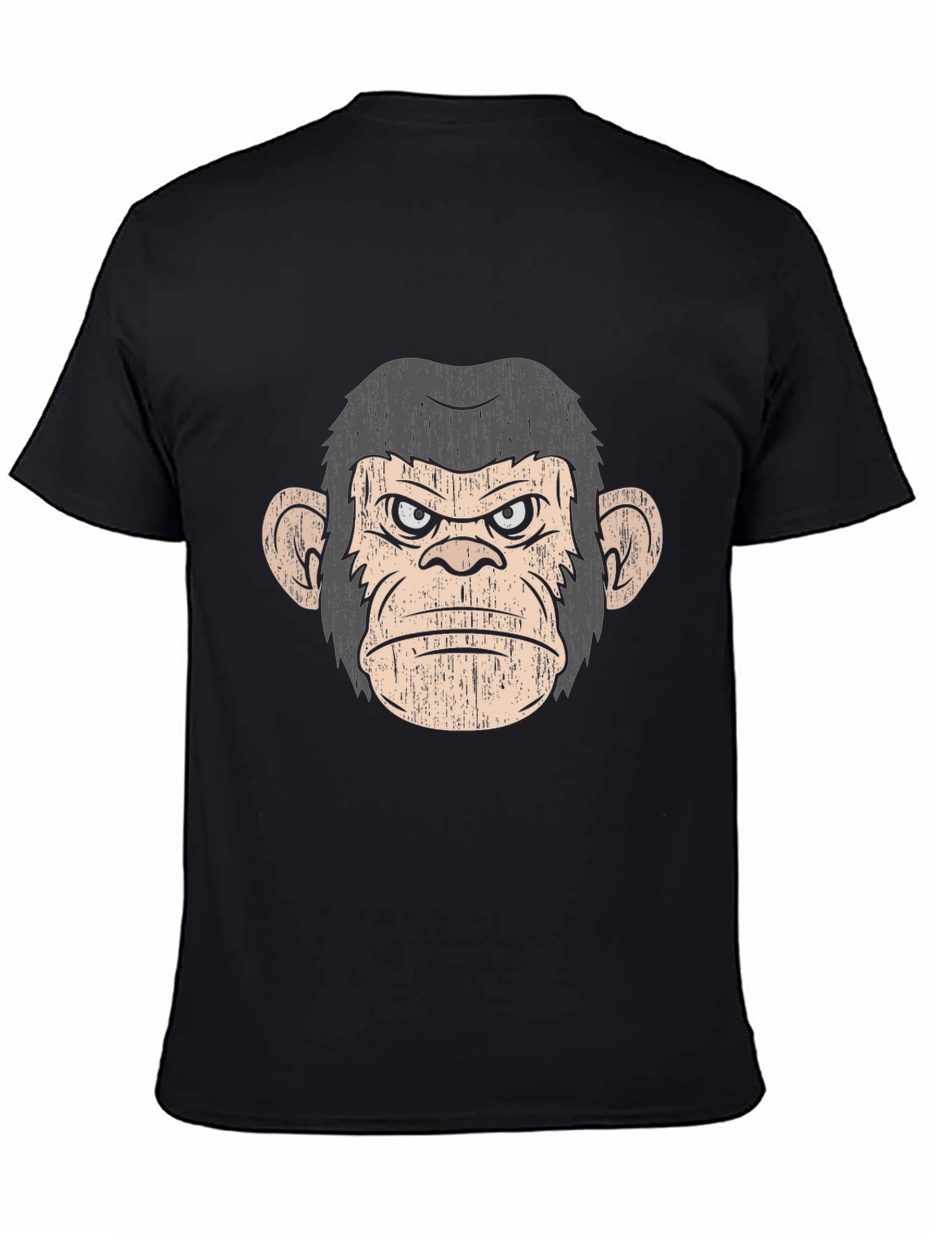 Grumpy Ape Graphic Tee - Mens Black T-Shirt