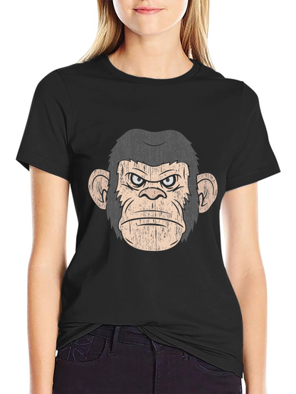 Grumpy Ape Graphic Tee - Mens Black T-Shirt