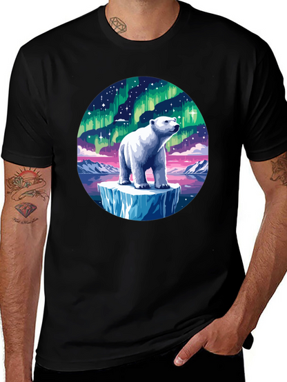 Aurora Polar Bear Graphic Tee