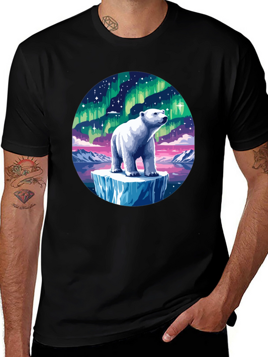 Aurora Polar Bear Graphic Tee
