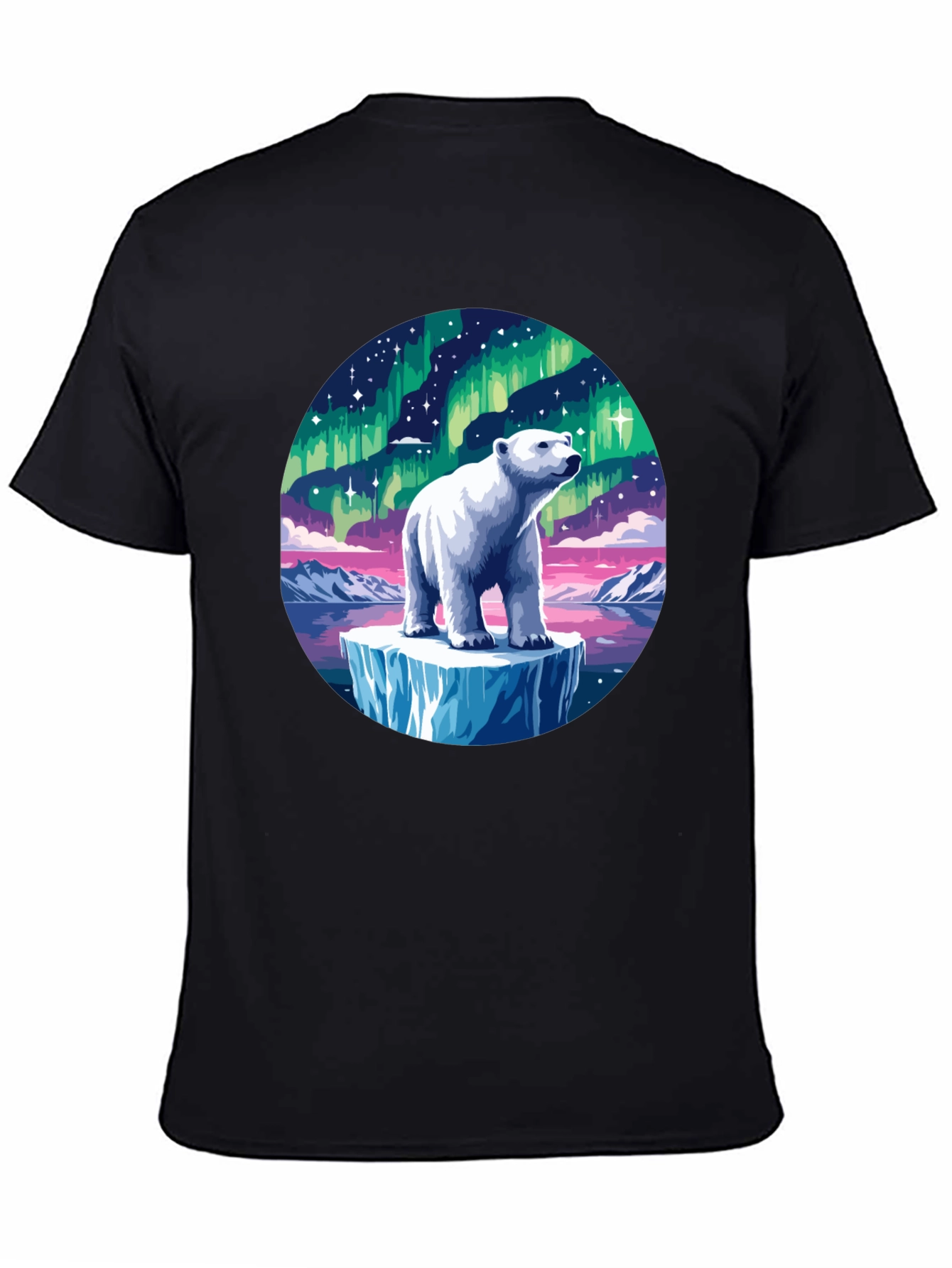 Aurora Polar Bear Graphic Tee