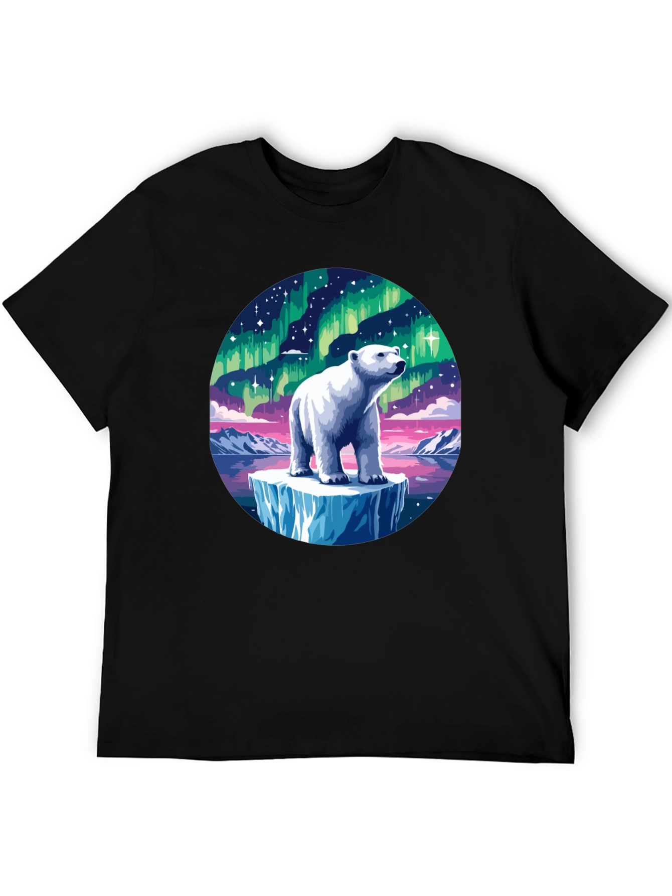 Aurora Polar Bear Graphic Tee