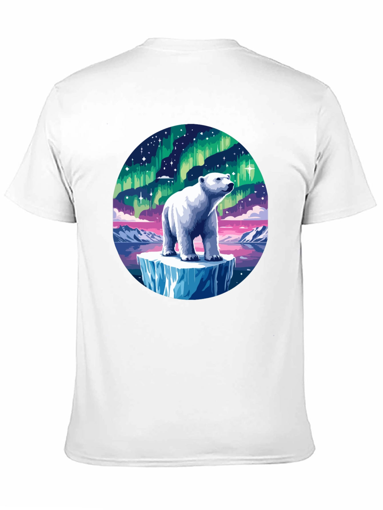 Aurora Polar Bear Graphic Tee