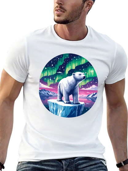 Aurora Polar Bear Graphic Tee