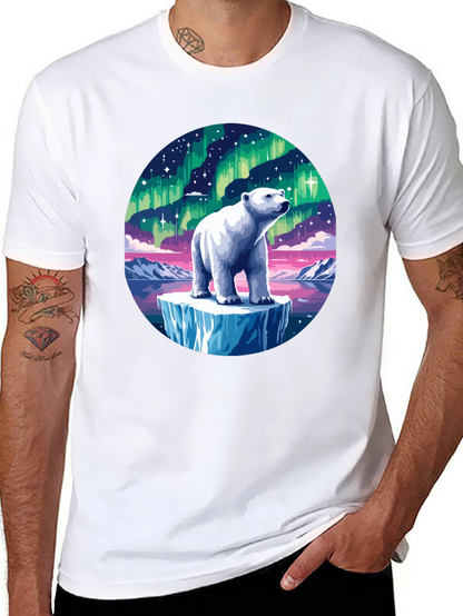 Aurora Polar Bear Graphic Tee