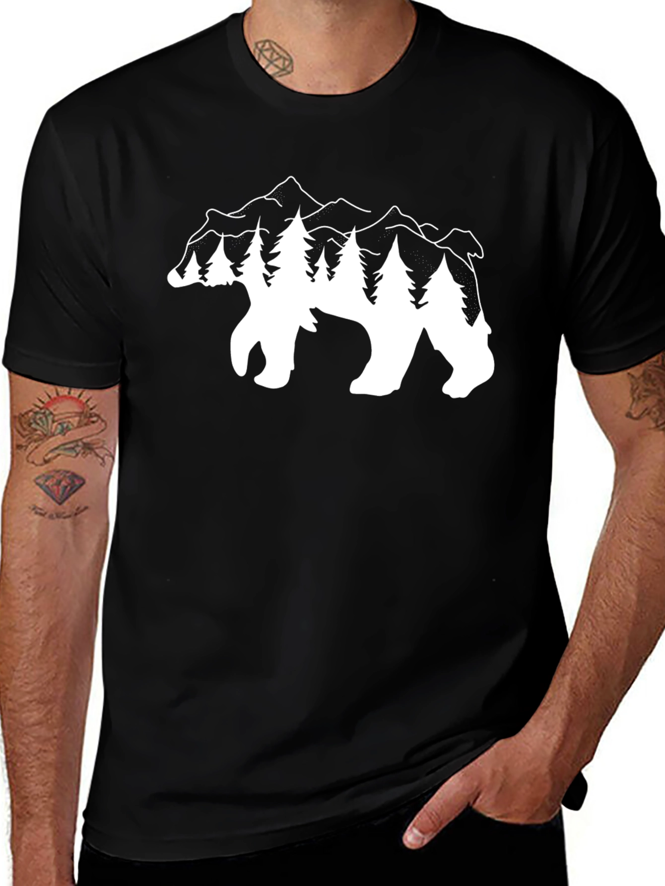 Bear Mountain Graphic Tee - Nature Inspired Design