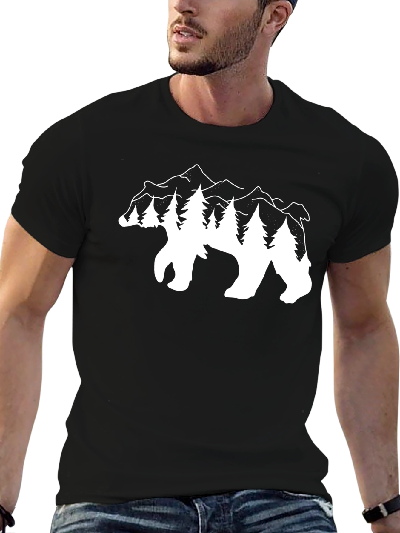 Bear Mountain Graphic Tee - Nature Inspired Design