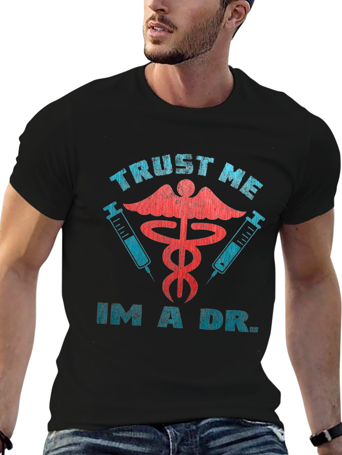 Trust Me Im A Dr. Black Graphic Tee