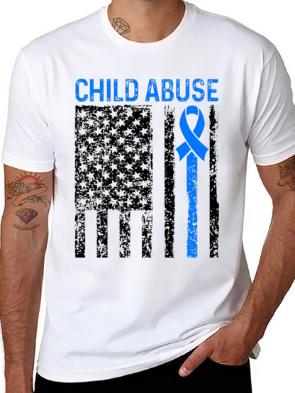 Child Abuse Awareness Ribbon T-Shirt