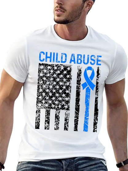 Child Abuse Awareness Ribbon T-Shirt