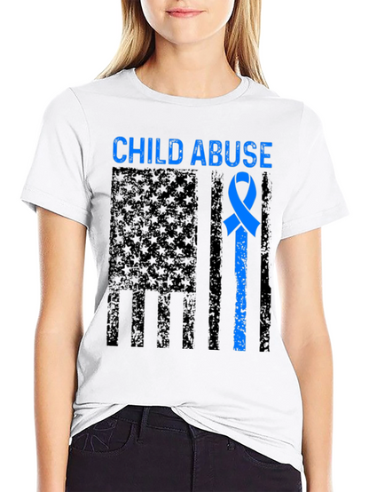 Child Abuse Awareness Ribbon T-Shirt