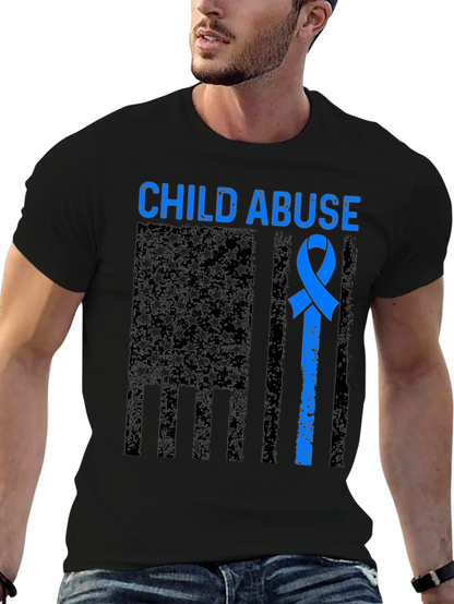 Child Abuse Awareness Ribbon T-Shirt