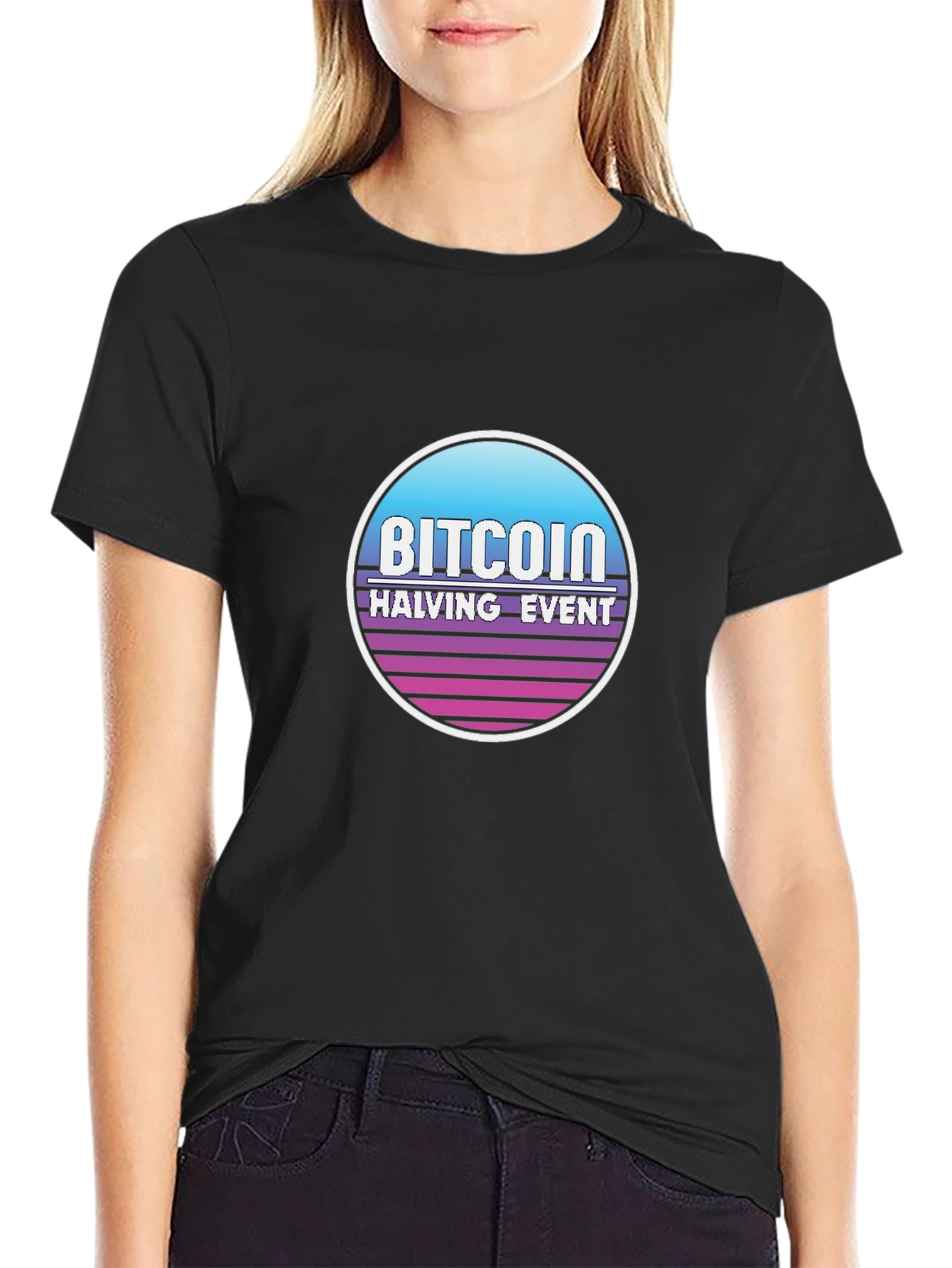 Bitcoin Halving Event Graphic T-Shirt
