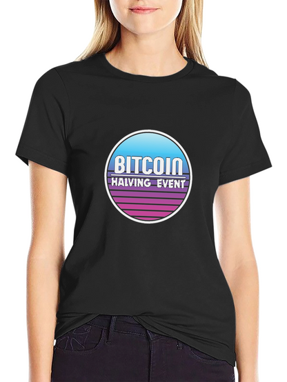 Bitcoin Halving Event Graphic T-Shirt