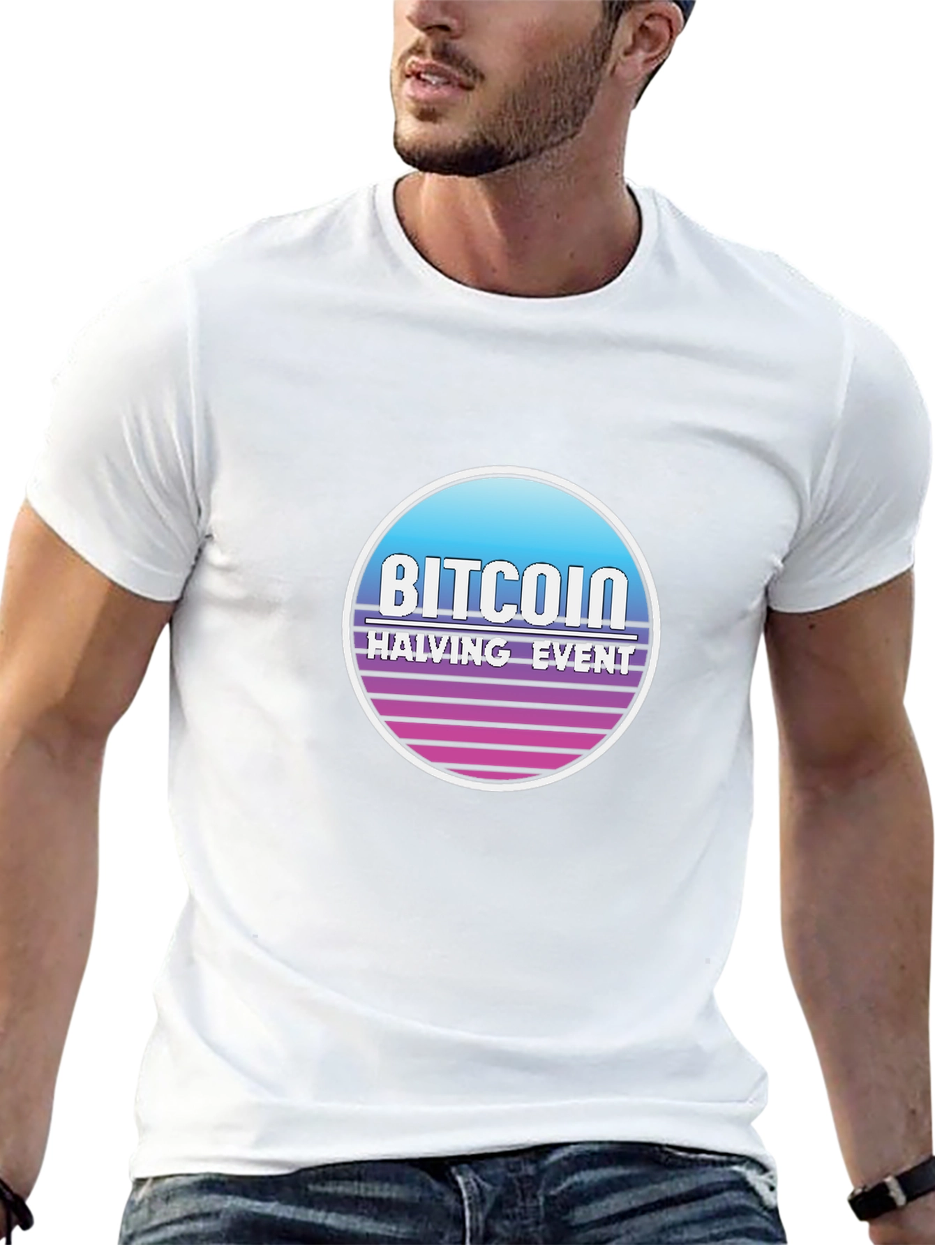 Bitcoin Halving Event Graphic T-Shirt