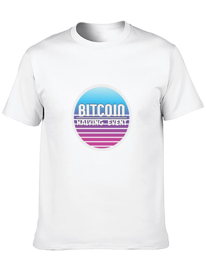 Bitcoin Halving Event Graphic T-Shirt
