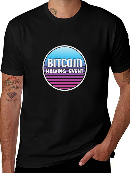 Bitcoin Halving Event Graphic T-Shirt
