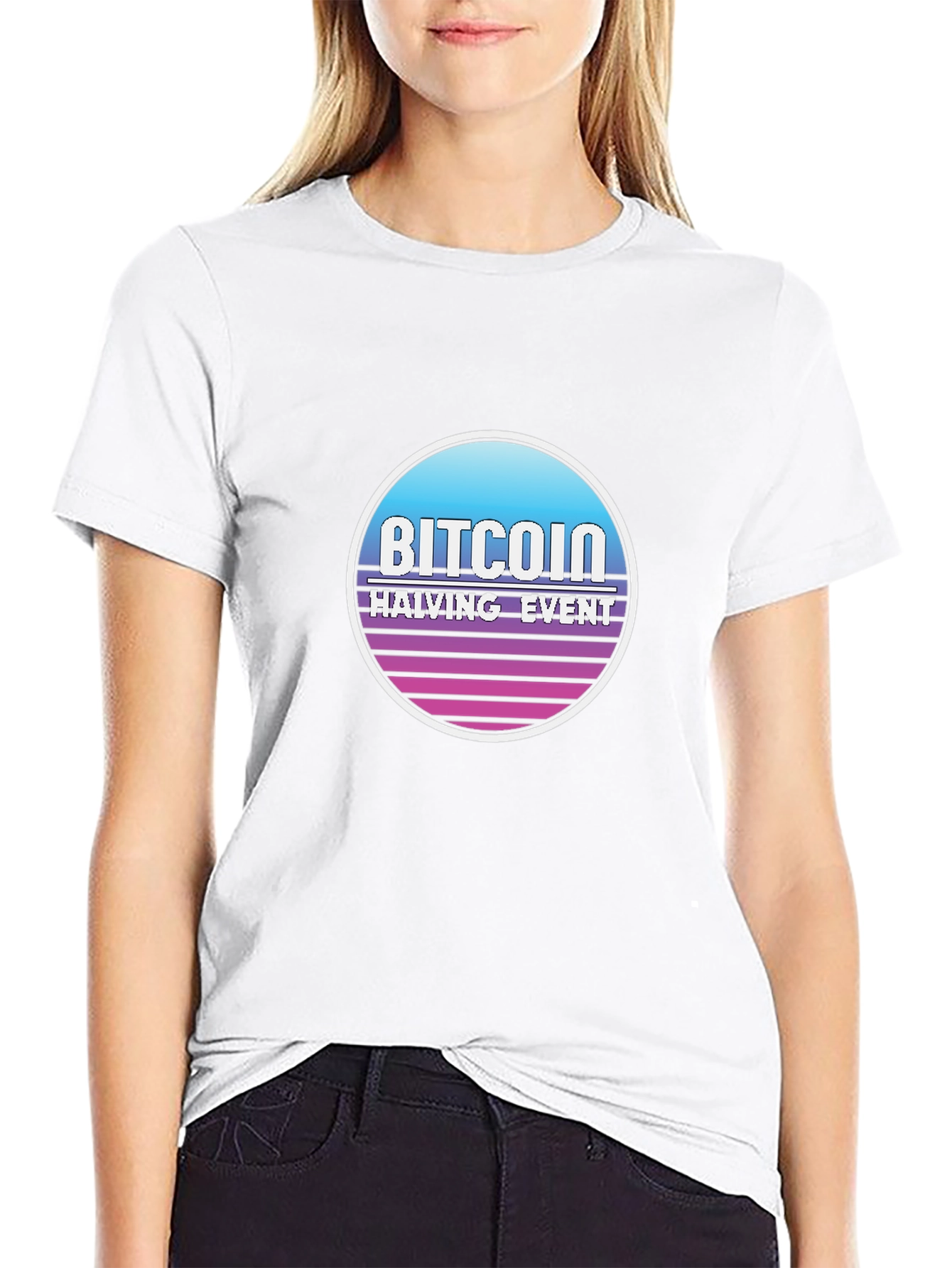 Bitcoin Halving Event Graphic T-Shirt