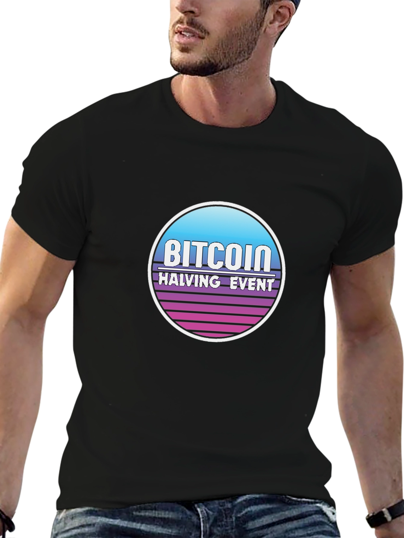 Bitcoin Halving Event Graphic T-Shirt