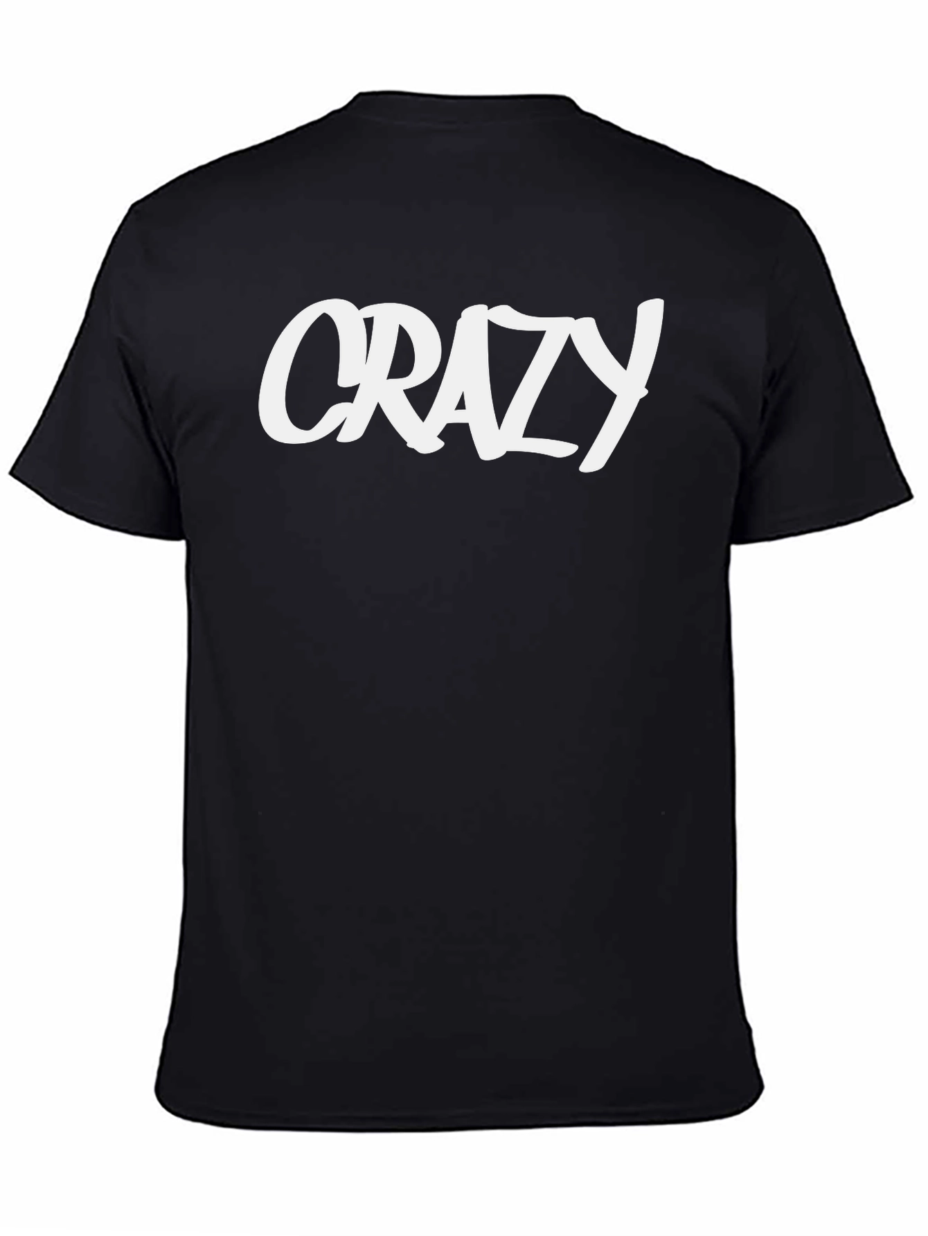 Crazy Graphic Black T-Shirt