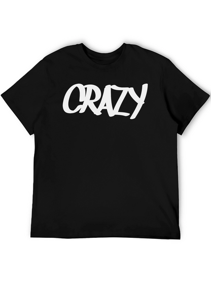 Crazy Graphic Black T-Shirt