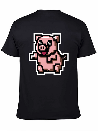 Pixel Pig T-Shirt - Cute Retro Gaming Tee