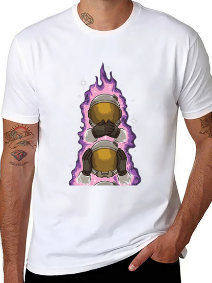 Cosmic Astronaut T-Shirt - Hear No See No Evil