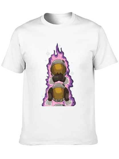 Cosmic Astronaut T-Shirt - Hear No See No Evil