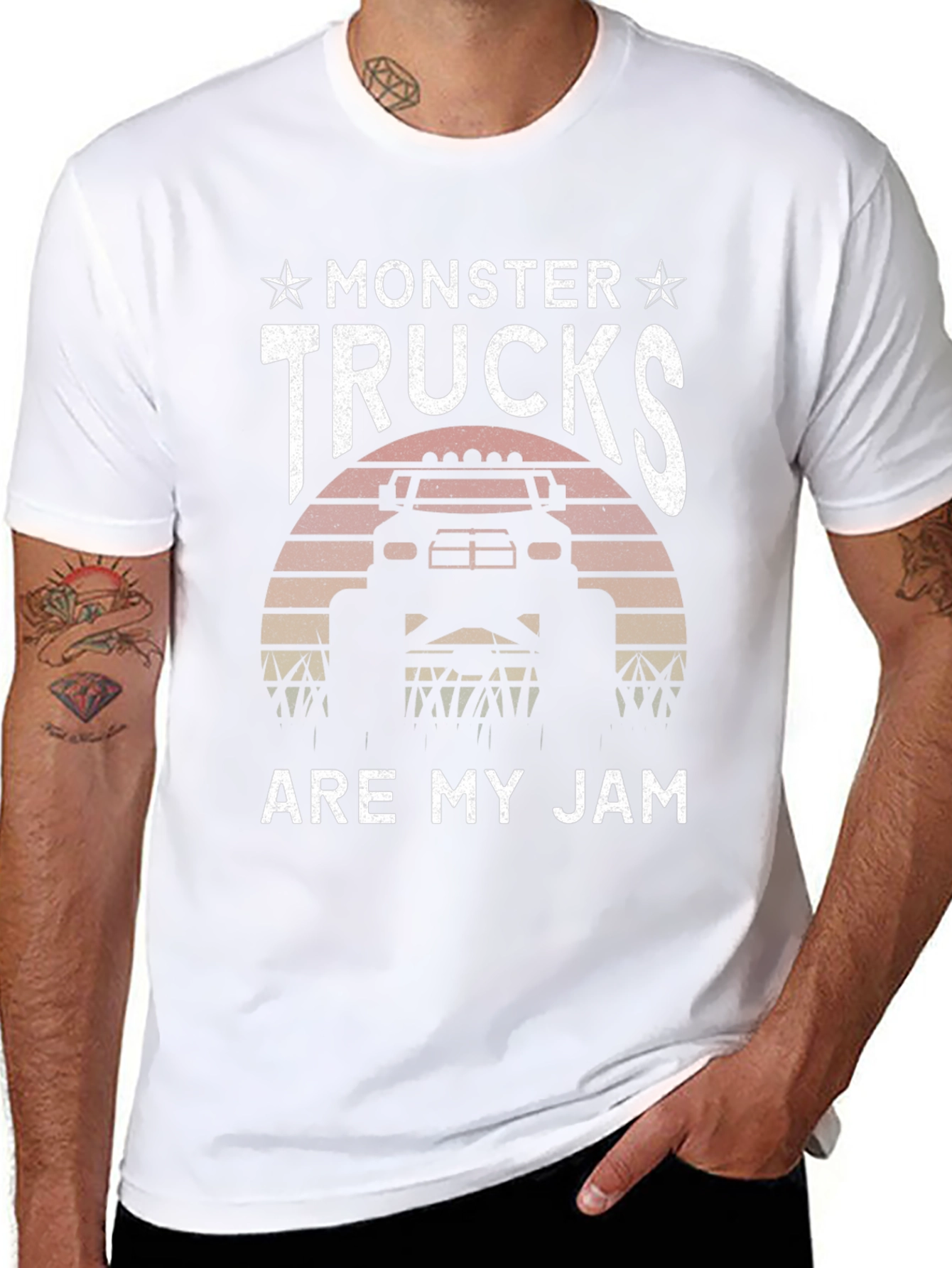 Monster Trucks Are My Jam Graphic Tee