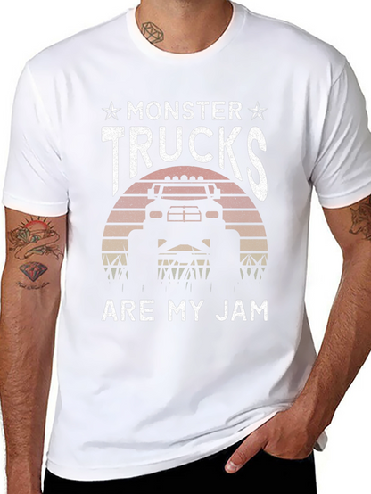 Monster Trucks Are My Jam Graphic Tee