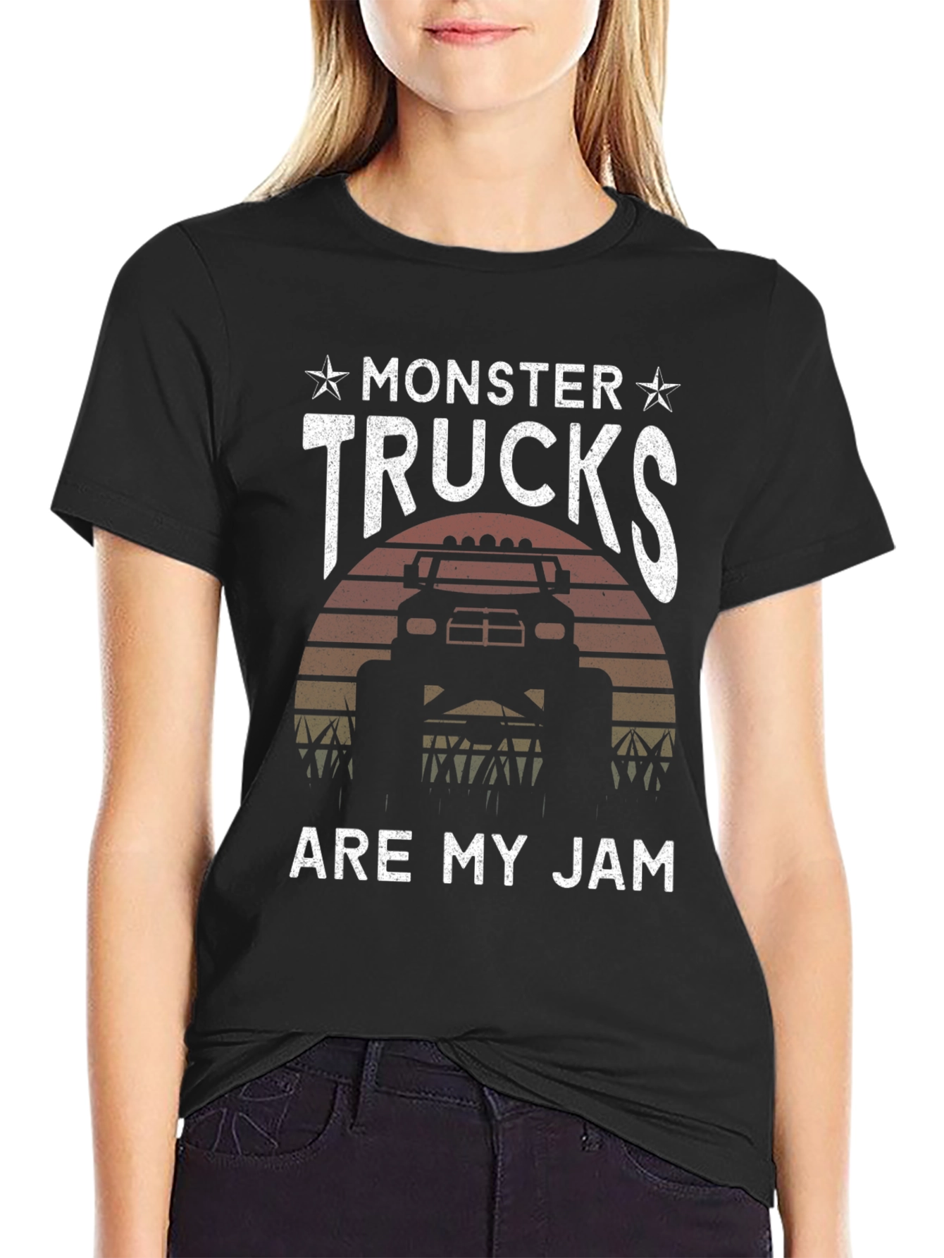 Monster Trucks Are My Jam Graphic Tee