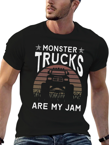 Monster Trucks Are My Jam Graphic Tee