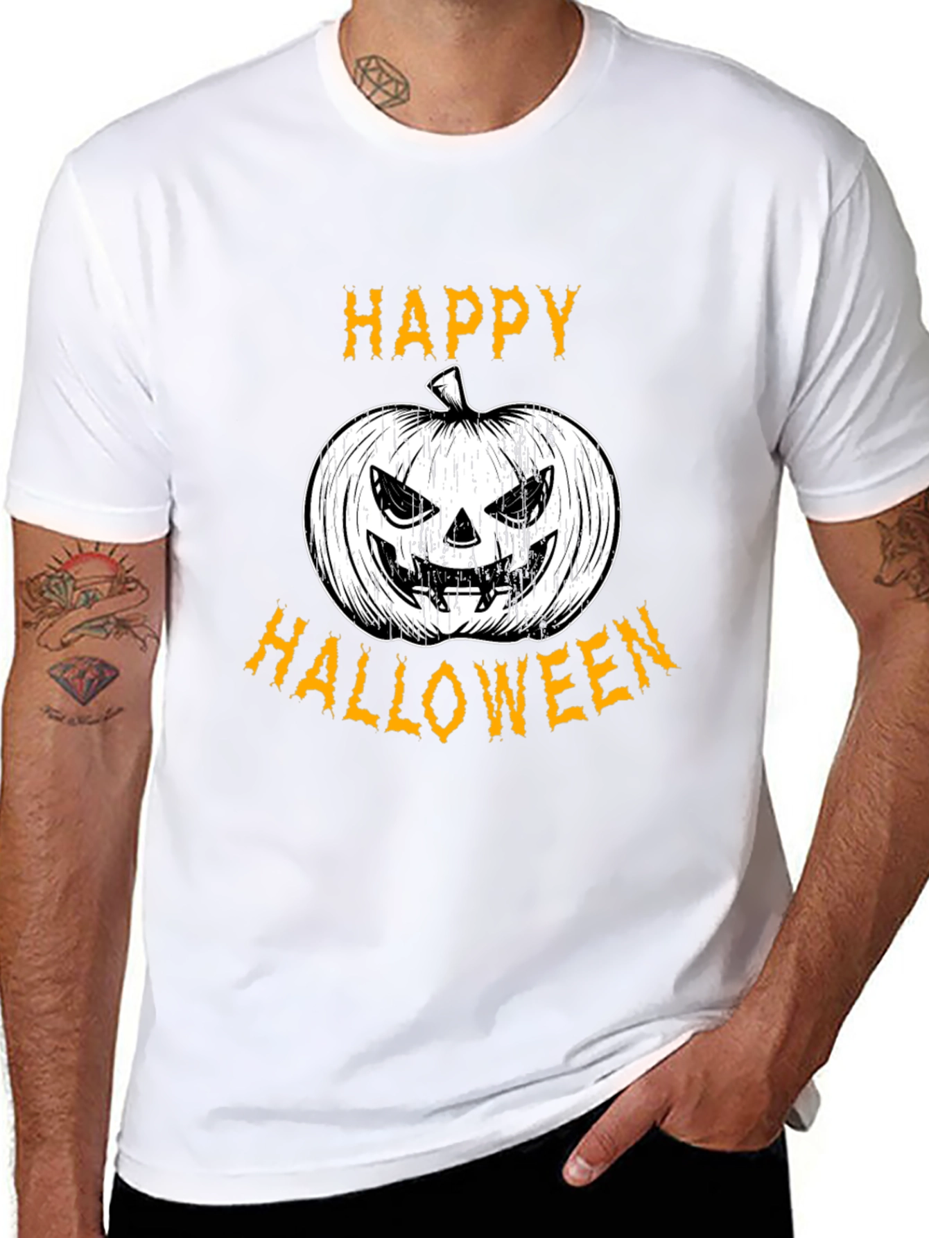 Happy Halloween Pumpkin Graphic Tee