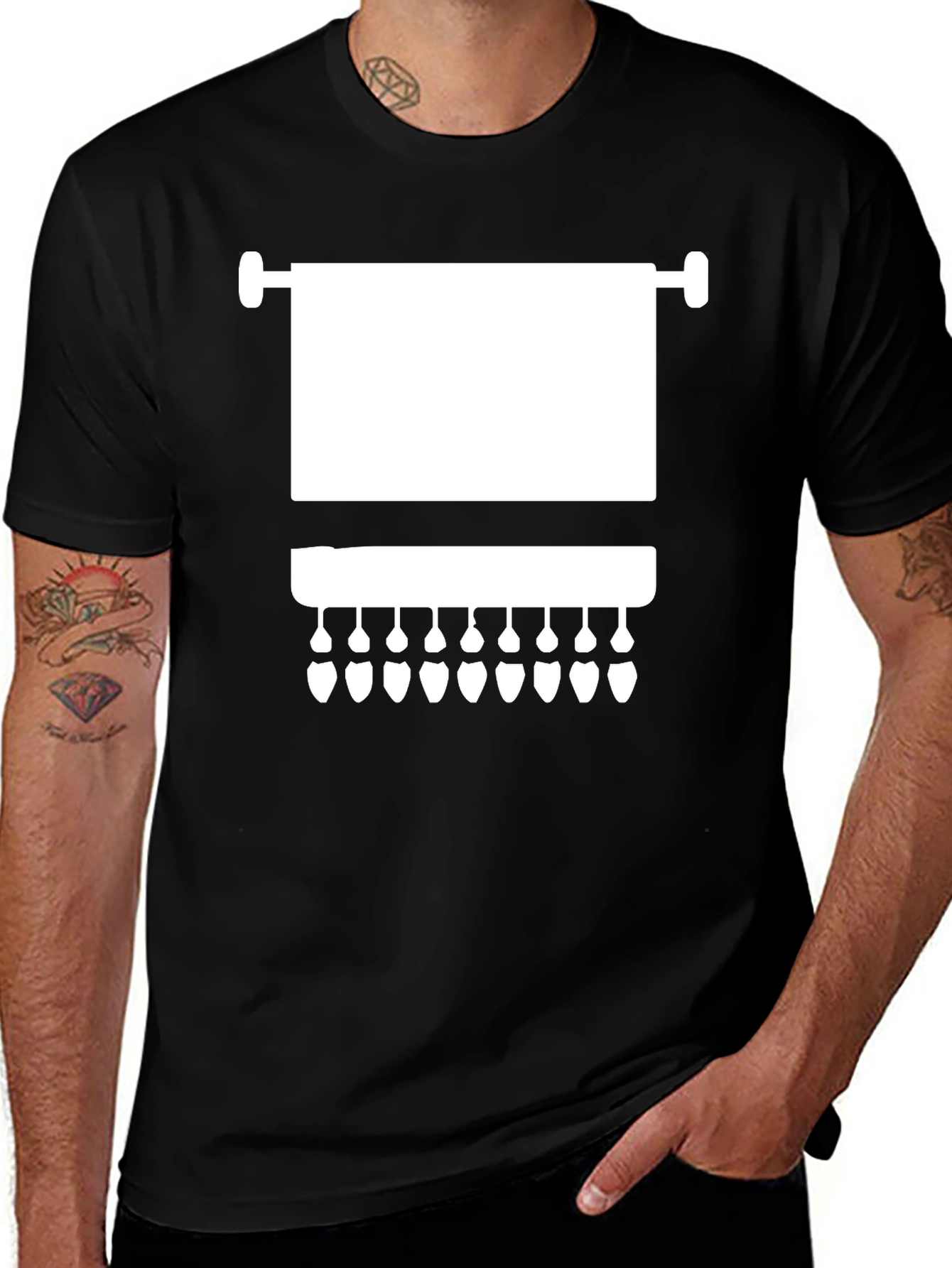 Dental Hygiene T-Shirt - Toothbrush and Teeth Design