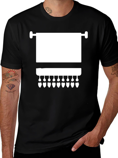 Dental Hygiene T-Shirt - Toothbrush and Teeth Design