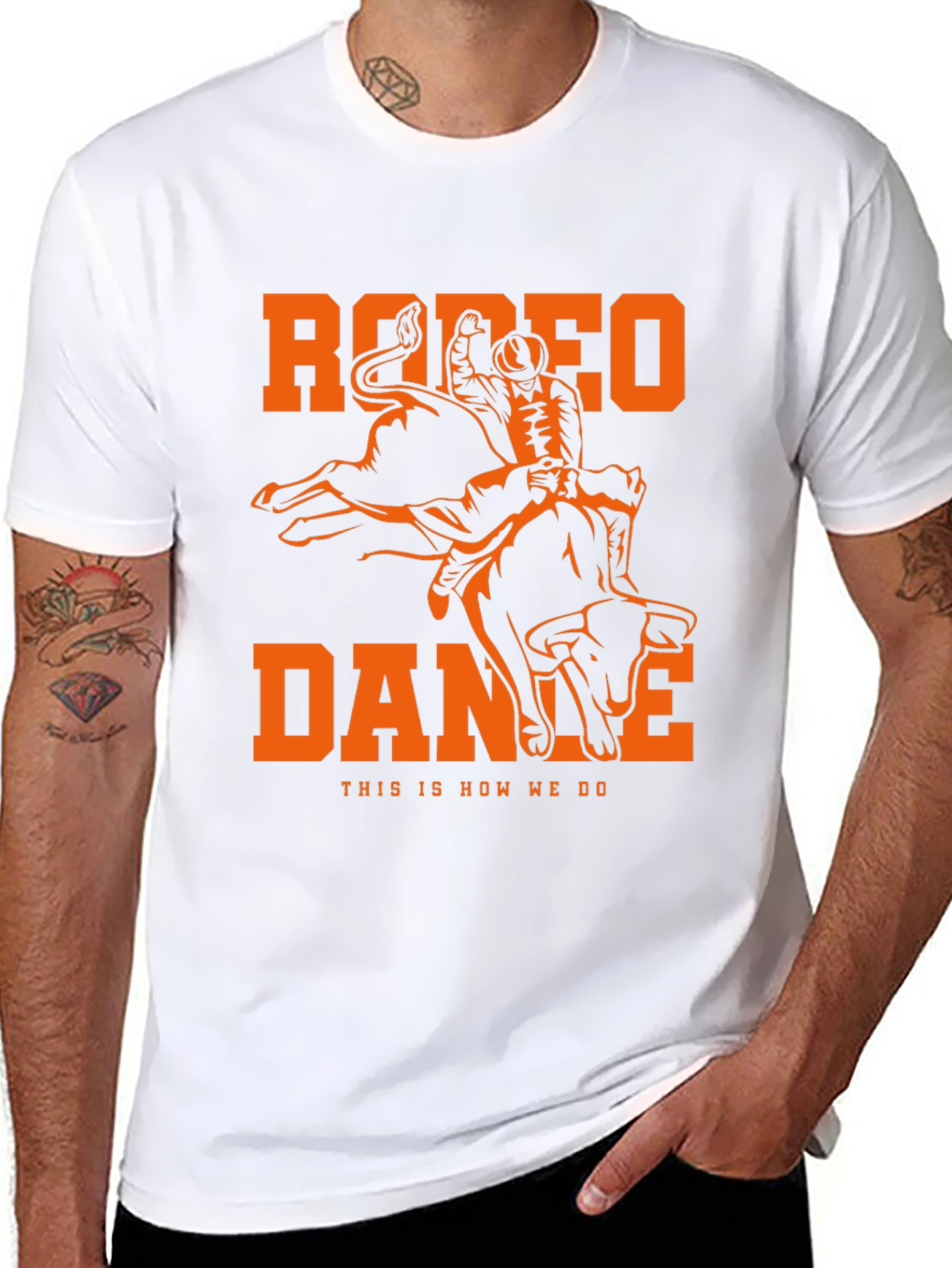 Rodeo Dance T-Shirt - Cowboy Bull Riding Tee